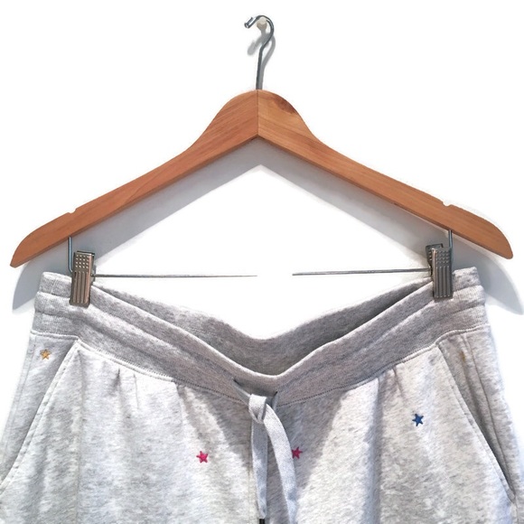 Old Navy Multi-coloured star embroidered, gray jogging pants, size Large. - Picture 9 of 12